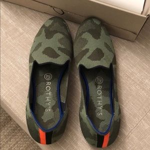 Rothy’s Loafer Olive Camo 8